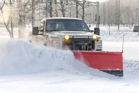 snow plowing Lowry MN